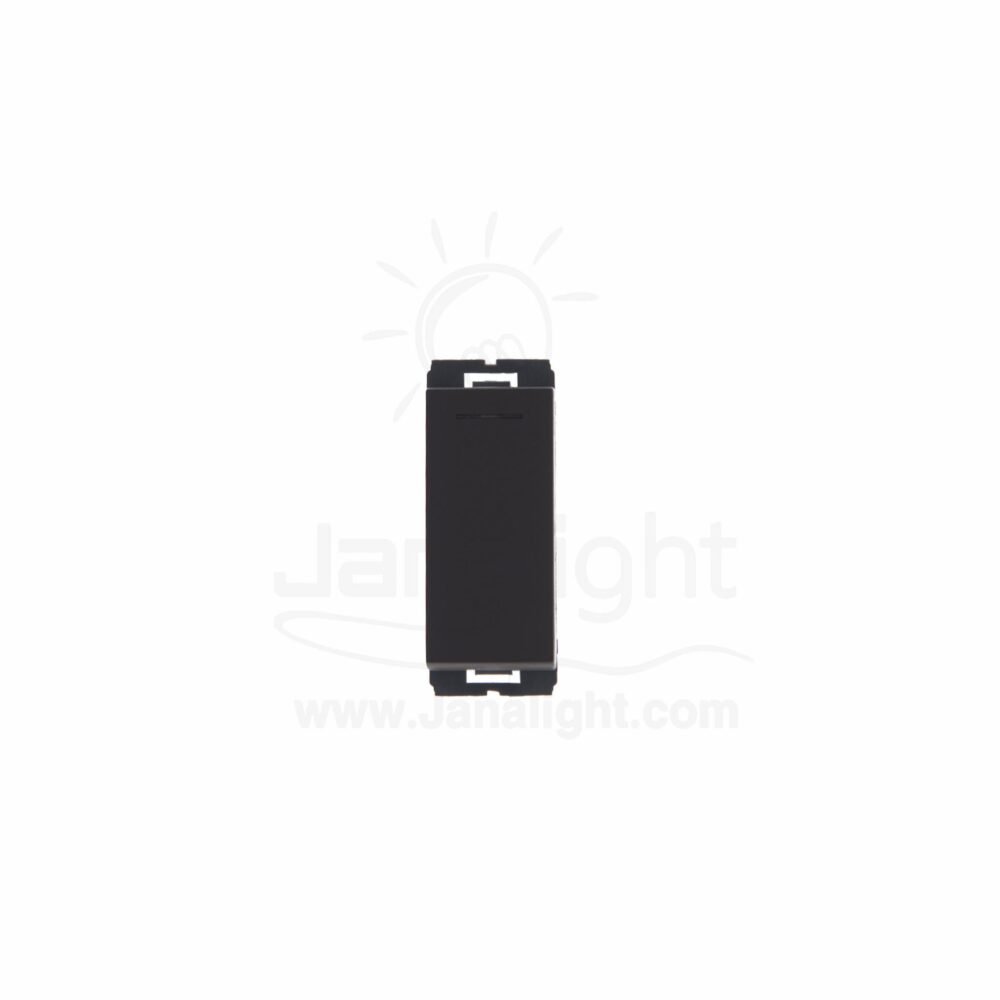 OSA مفتاح مفرد بضوء بني 3 one way switch with led osa dark brown